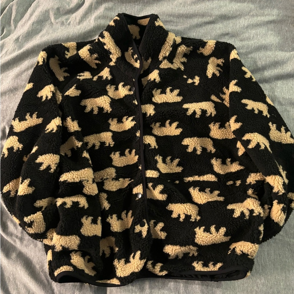 Warm and Toasty Bear Fleece Jacket, size L